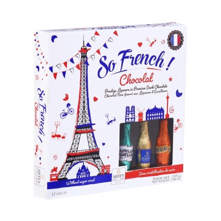 New Year. Figure chocolate Liqueurs so french!, With alcohol filling, 13 g-2