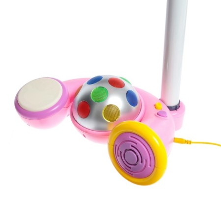Microphone on the rack "Magic", with a disco-charm, audio-cable, mp3-3