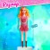 Doll "Natasha" in a dress, height 41 cm, mix