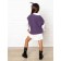 Vest for girl knit, height 122 cm, lilac color