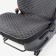 Caps on the front seats Car Performance, 2 pcs, Fiberflax (flax), rhombus, black