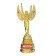 Nick Real Figure Cup "The best wife", plastic, gold, 19.5 x 7.3 cm