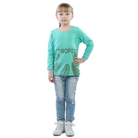 Longsliv children's tropic, height 98 cm, mint color-3