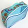 Cosmetic bag with lightning, mint color