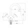 Mixer for the IDDIS Copter Copsb00i01 sink, two -talent, chrome