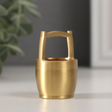Souvenir brass "Chalice of wealth" 3x3x5 cm-1
