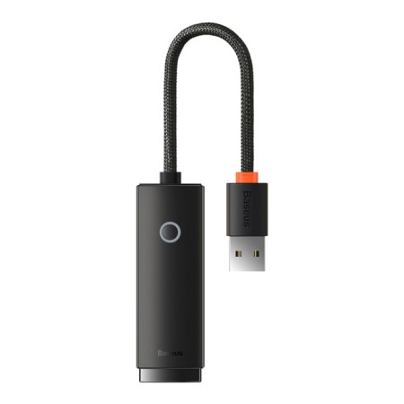 Adapter Baseus Lite Series Ethernet Adapter, USB A-RJ45 (100MBPS), black-1