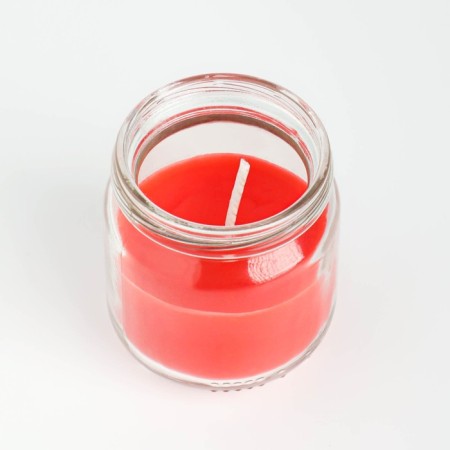 Aromatic candle in the jar "Sweet Raspberry"-4