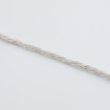Weaving cord, cotton, d = 3 mm, 50 m, white color-3