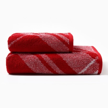 A Terry Etel "Cell", col. red, 50x90 cm, 100% cotton, 420 g/m2-4