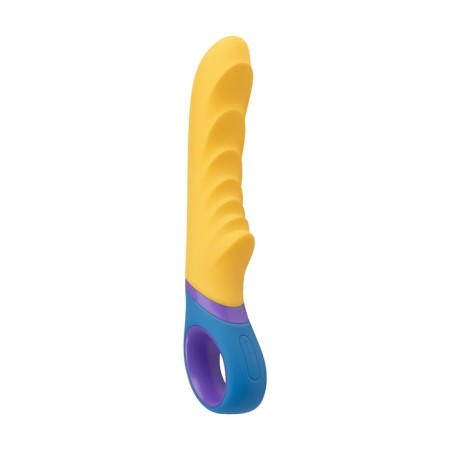 Unrealistic vibrator PMV Tone G-Spot, silicone, yellow, 23 cm-3