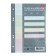 Smooth block for notebooks on 4 rings A5, 200 sheets in a cage, individual packaging, tinted block, 4 colors