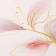 Sticker plastic interior color "delicate leaves" 20x30 cm