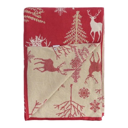 Плед с новогодним рисунком winter fairytale из коллекции new year essential, 130х180 см-2