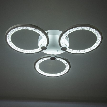 Kunayo chandelier LED 84W 3000-6500K PDU white 63.5x63.5x7.5cm-4