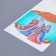 Gift package "Snow Maiden" 25 x 40 cm, colored metallized pattern