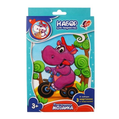 Plasticine mosaic. The first modeling lessons "Bunny. Lamb. Hippo. Voroskushki "-1