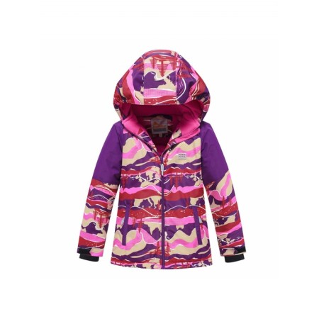 Ski costume for a girl, height 158 ​​cm, purple color-1