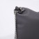 Bag Cross-Bodi with a zipper, gray color