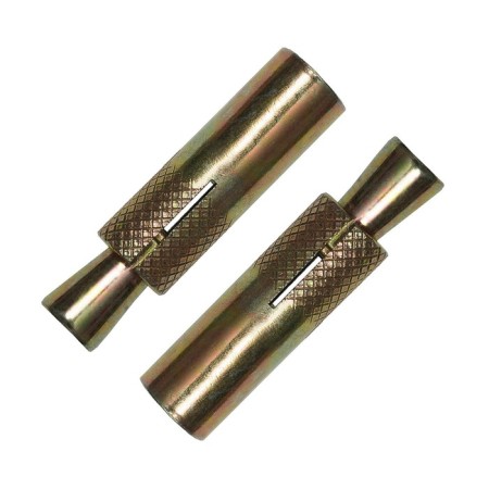 Anker bison, clogged, with a wedge, steel, yellow -pashed, M8x35 mm, 3 pcs