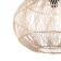 Ceiling Lamp from Rotan "Diaz", 1 × 120 W, E27, 50 × 50 × 45 cm