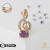 White-violet in gold