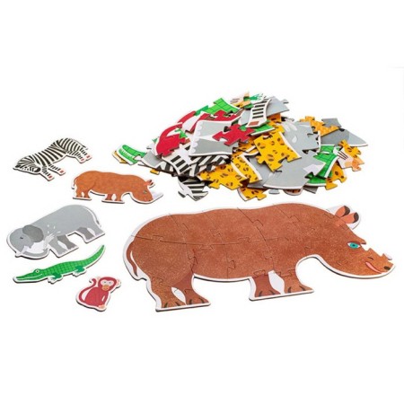 DJeco Puzzles Set "Henry and Friends", 72 elements-4
