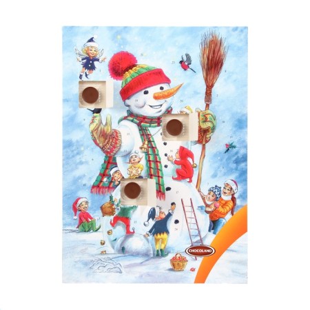 Advent calendar with mini chocolate tiles, 75 g-2