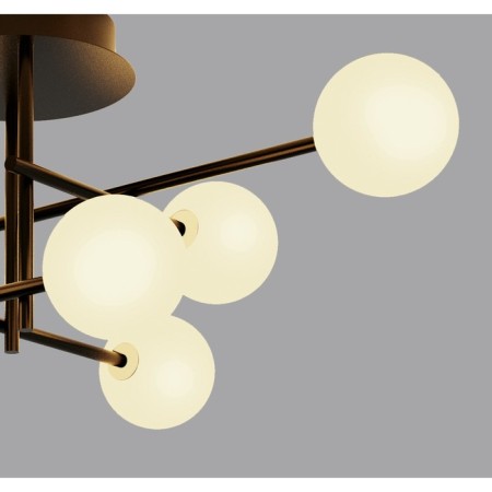 Ceiling chandelier Mantra Cellar, G4, 7x5W, 690x515x280 mm, black color-3