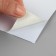 Artificial leather, with an adhesive base, 20 × 30 cm, 0.5 mm, 3 pcs, white color