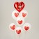 Bouquet of balls “I love you. Bear ", latex, foil, set: 7 pcs., Mix