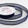 Figure tape "Carved rhombuses", 22 mm, 9 ± 0.5 m, dark blue color