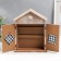 Klyuchnitsa tree 6 hooks "House with heart shutters" 29.5x22.5x6 cm