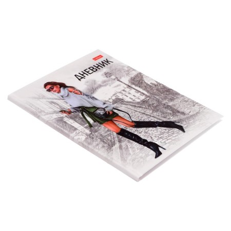 Diary solid cover 1-11 grade 40 sheets, in the rhythm with the city, glossy lamination-1
