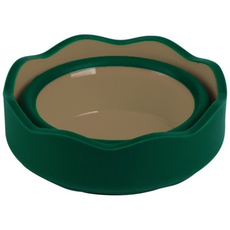 A glass for drawing Faber-Castell Clica & GO 350ml, folding (rubber), t-green 181520-2