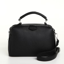 Women's bag, 23*14*10, 2 Otv on lightning, n/pocket, belt regulus, black