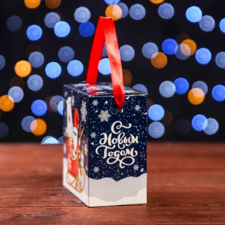 Gift box "New Year's Journey", 11 x 6 x 11 cm-1