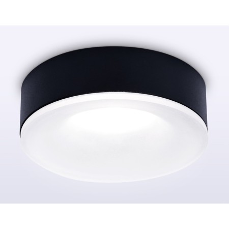 Building Lamp Ambrella Techno Spot Acrylic Frost TN3332, GU5.3, Black Sand color, white matte-1