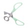 Scissors for quail eggs, 14 cm, mix