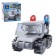 Block designer "Police transport", 10 types, mix