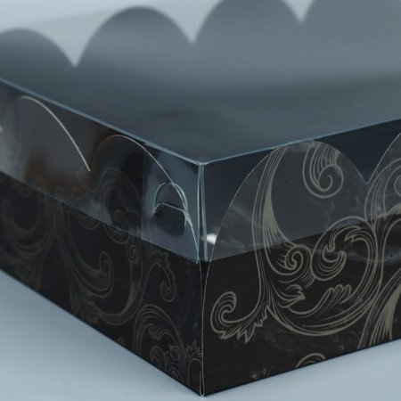 Bearbox, confectionery packaging with PVC lid, “best”, 20 x 30 x 8 cm-2