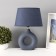 Hand lamp with lampshade Risalux "Angelica", 1 × 40 W, E14, Blue, 22 × 22 × 32 cm