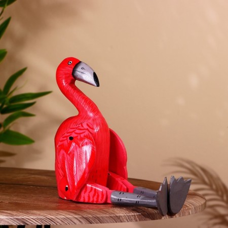 Souvenir "Flamingo" hanging paws, tree 30 cm-1