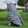 Garden figure "Owl" gray, 18x20x27cm