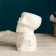 Skeleton Kashpo 10x7.5cm, white