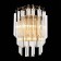 Sconces st. SL386.201.03. OSOLETO. 3x5 watts, G9, 26.5x44 cm, golden color