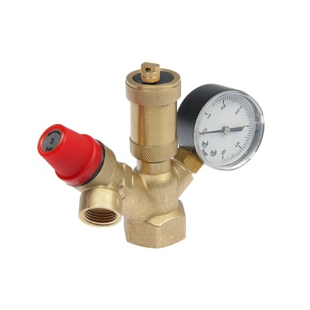 Security Group "STM" thermo, for heating boilers, 1 ", compact