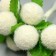Stamens for flowers "Blood Milk ball" d = 1.5-2 cm 1 bouquet = 10 pcs 10 cm