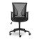 Armchair for operator Brabix Wings MG-309, black plastic, grid, black E-11