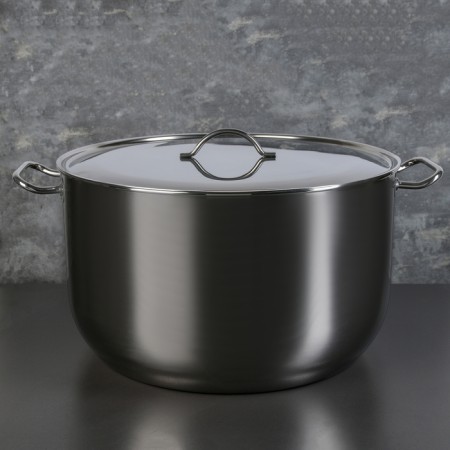 The pan is whole, 40 l, d = 45 cm